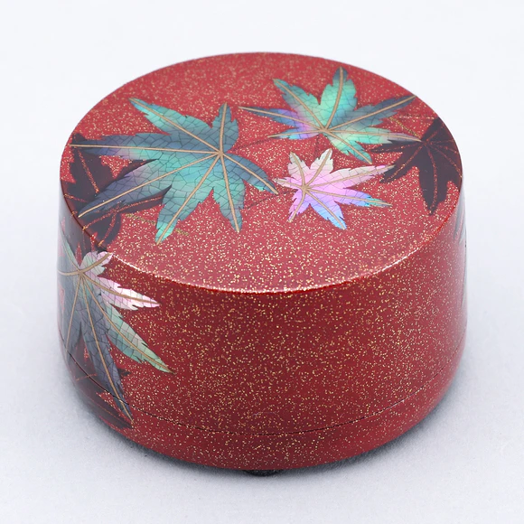 紅葉転写文蒔絵四方盆(内島 一郎)｜ギャラリージャパン