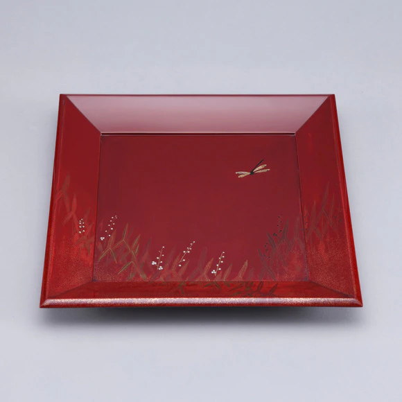 Square Serving Tray with Makie, 