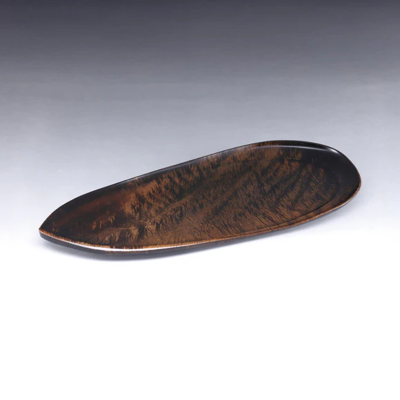 Hand-carved Vessel with Maple and Wiped Urushi