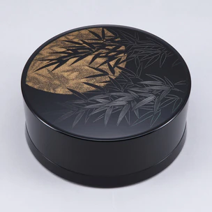 Covered Vessel with Design in Chinkin 