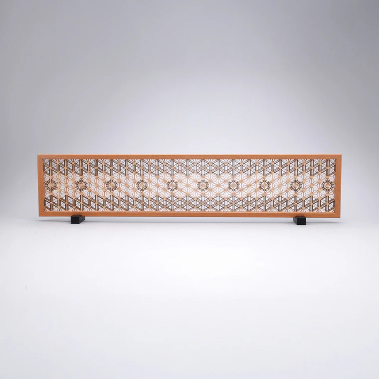 photo Zelkova Tea Ceremony Screen with Kumiko (Lattice-work)