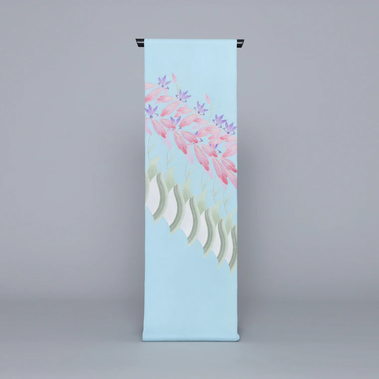 photo Obi Sash with Design in Yūzen Dyeing "Early Summer Breeze"