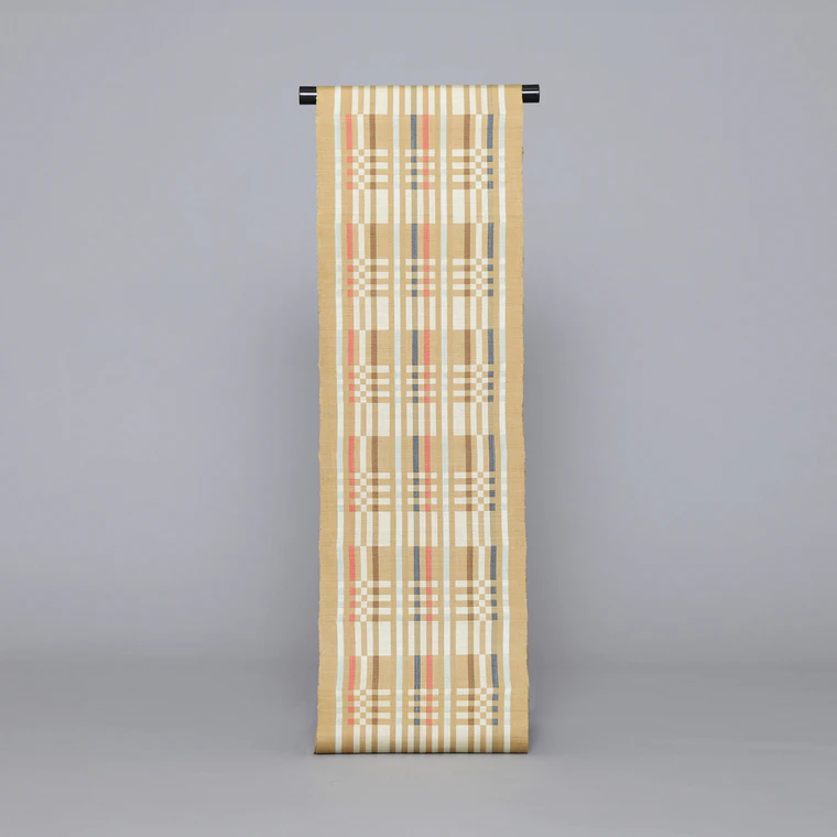 photo Obi Sash of Tsumugi "Autumn Path"