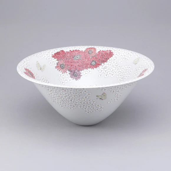 Decorative Bowl (Design of Various Flowers)