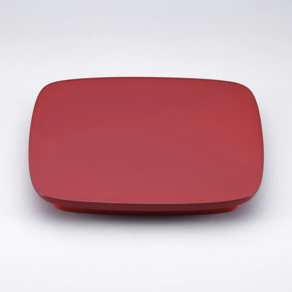 Tray with Red Urushi