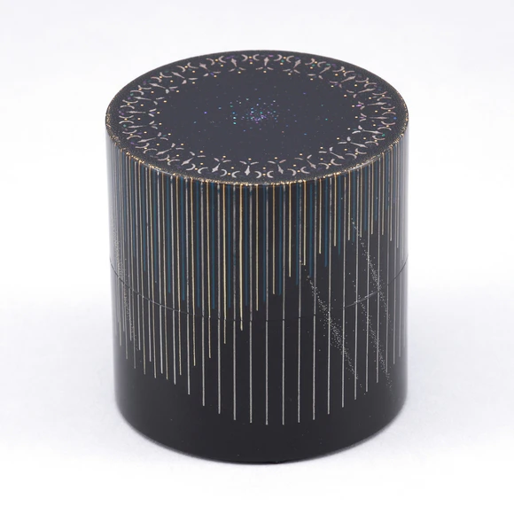 Tea Container with Design in Chinkin "Sunlight"