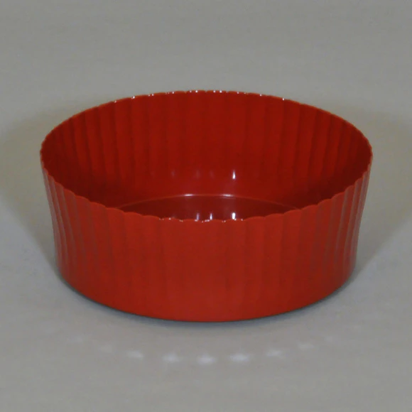 Kanshitsu Serving Dish with Vermilion Lacquer
