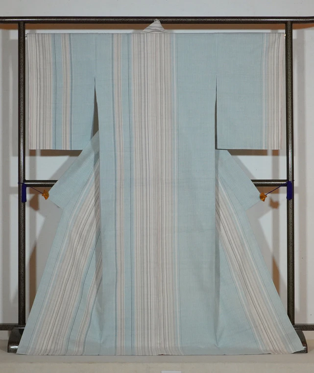 photo Kimono of Tsumugi "After the Rain"