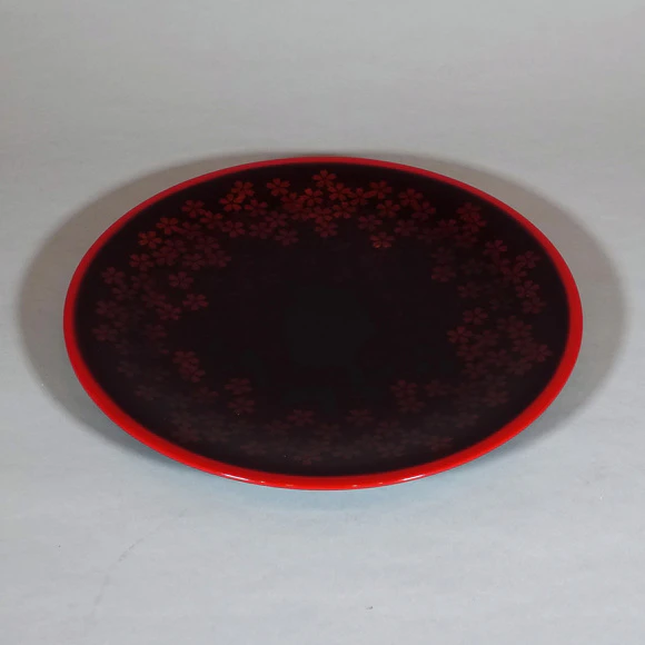 Serving Vessel with Sandalwood and Cherry Blossom Design