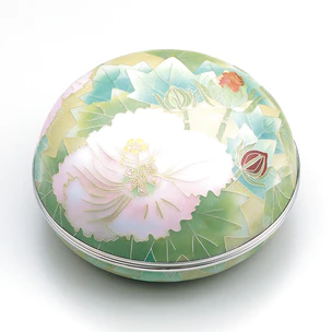 Wired Cloisonne Covered Vessel "Pink"