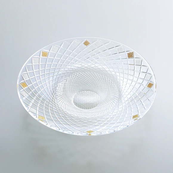 切子皿「光彩」