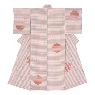 Kimono of Tsumugi "Early Evening in Spring"