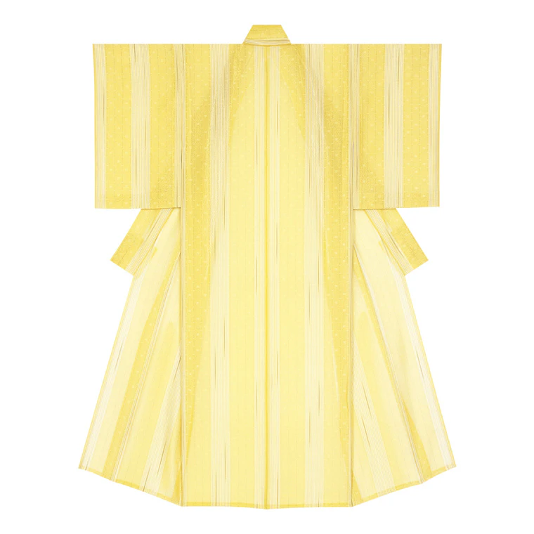 photo Kimono of Kome Weave Gauze "Pipe Organ of Light"