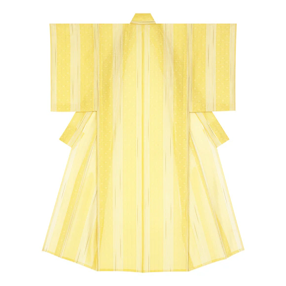Kimono of Kome Weave Gauze "Pipe Organ of Light"