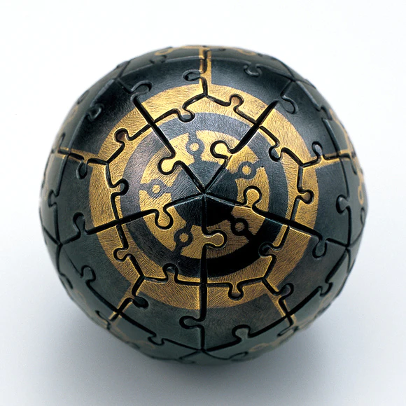 Musical Ball with Design in Cutout Inlay