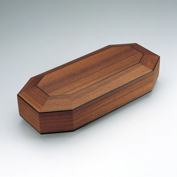 Eight-sided Box of Mulberry Wood