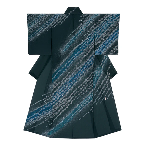 Formal Kimono with Design in Yūzen Dyeing "Pure Stream"