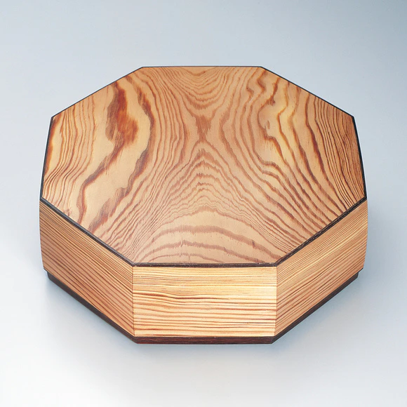 Octagonal Box of Pine Wood