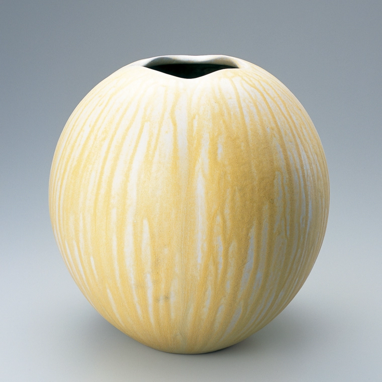 photo Jar with Sunflower Ash Glaze