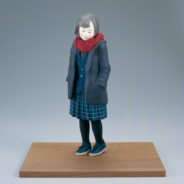 photo Doll Formed with Tōso and Covered with Washi Paper "Early Spring"