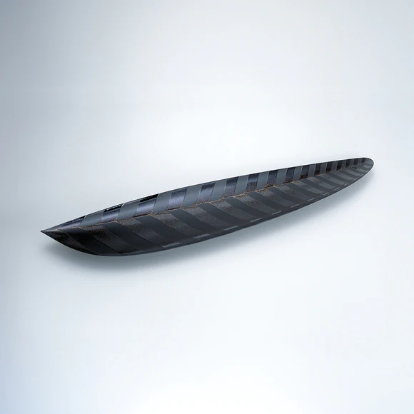 Lacquered Papier-mache Feather Shaped Tray "Ascend"