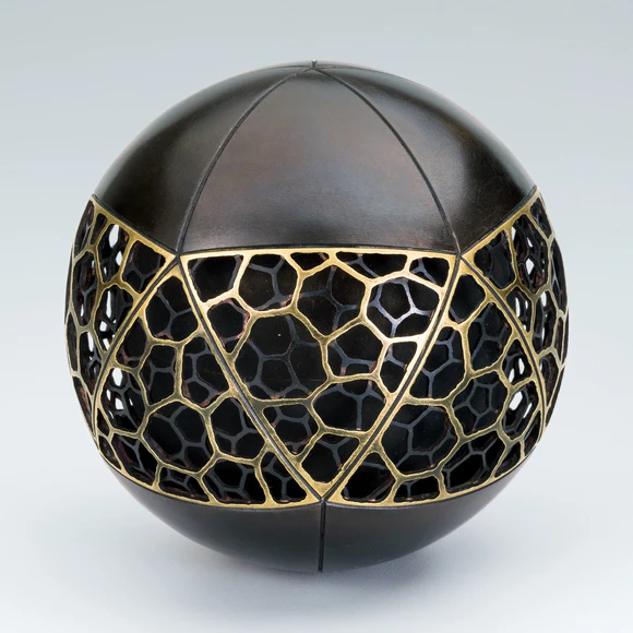 Openwork Copper and Brass Musical Ball