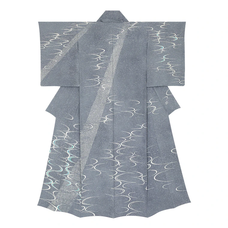 photo Formal Kimono with Design in Yūzen Dyeing "Rosary Sonata"
