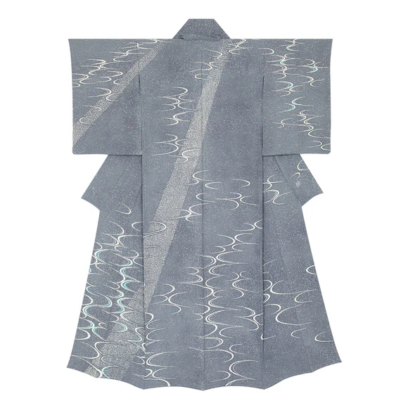 Formal Kimono with Design in Yūzen Dyeing "Rosary Sonata"