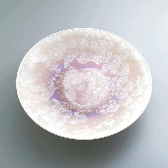 小林尚みん作　鉄地純銀縁象嵌 小林尚みん作 鉄地純銀縁象嵌 工芸品