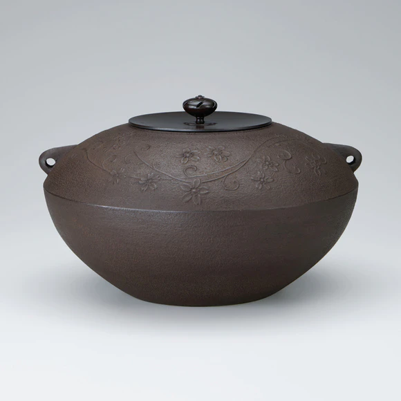 茶釜■亀甲文 浄榮造 鉄窯 六角紋 獅子耳付 透かしつまみ 煎茶道具 湯沸し■ 茶釜□亀甲文 浄榮造 鉄窯 六角紋 獅子耳付 透かしつまみ 煎茶