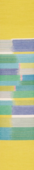 Obi Sash of Kasuri "Yellow Iris"