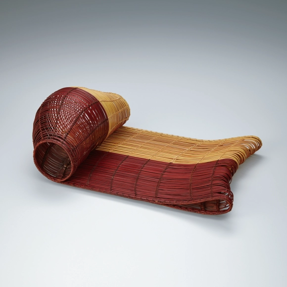 Tray in Multi-Colored Ikada Weave