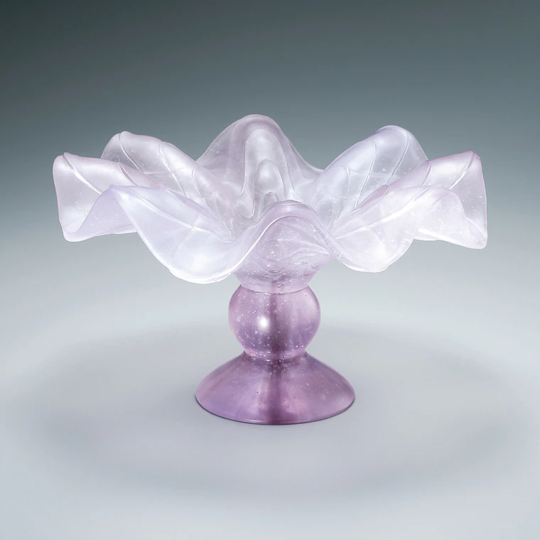 写真：パート・ド・ヴェール花器「華」