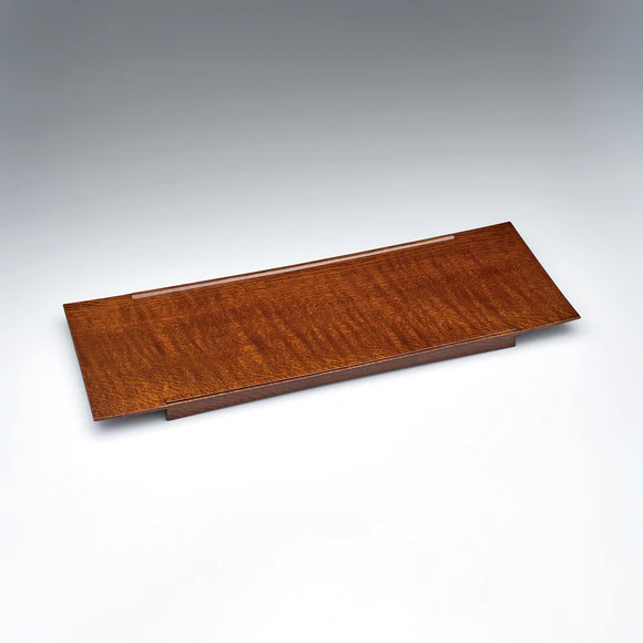 欅拭漆舟形ノ盤(村上 徹)｜ギャラリージャパン