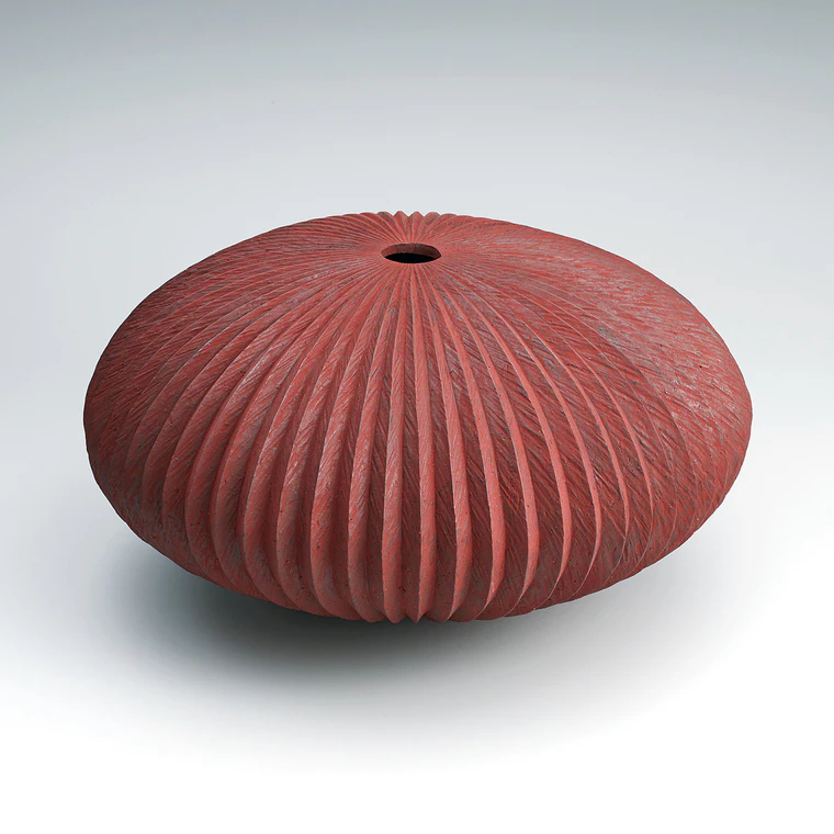 写真：朱壺：Jomon new type.