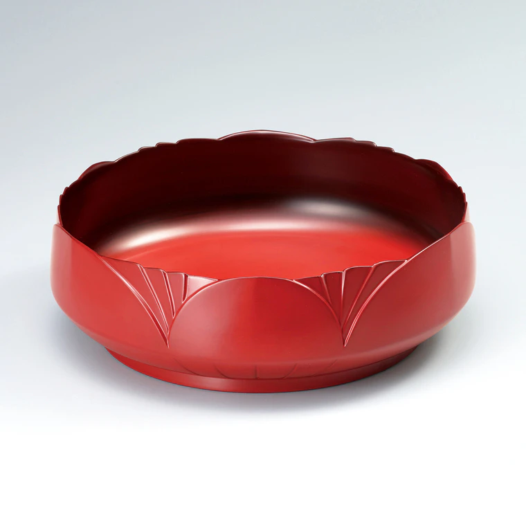 photo Kanshitsu Food Vessel "Chinese Peony"