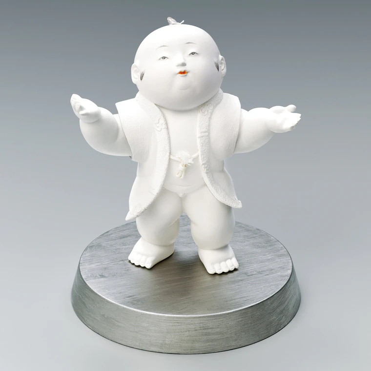 photo Ceramic with Whitewash "Sankun (Mountain Clouds)"