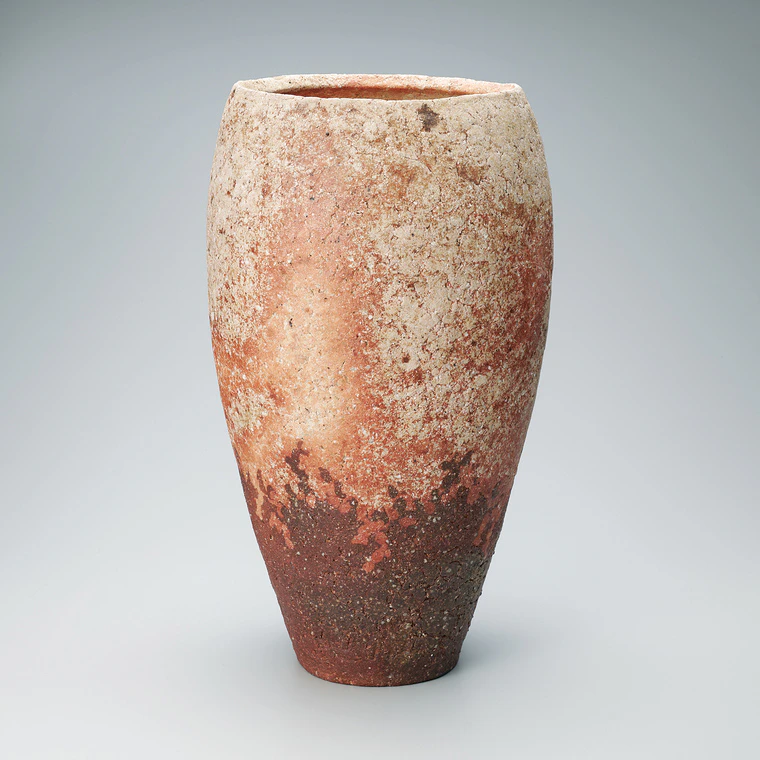 photo Shigaraki Mixed-media Flower Vase