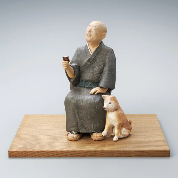 Formed with Tōso Over Wooden Core and Covered with Washi Paper 