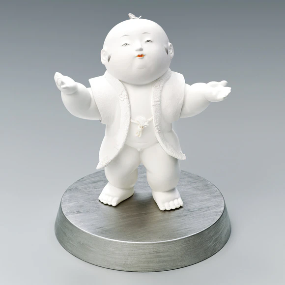 陶胎胡粉「山雲」