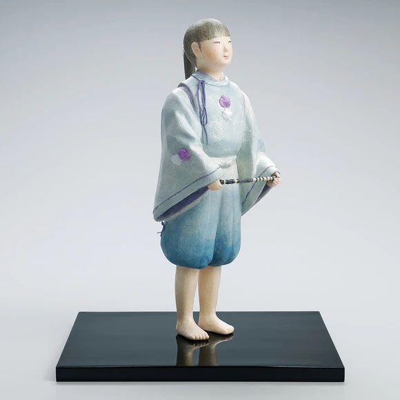 Formed with Tōso Over Wooden Core and Covered with Washi Paper 
