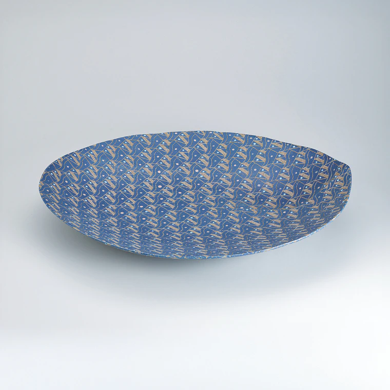 photo Plate with Geometric Patterns "Fresh Breeze"