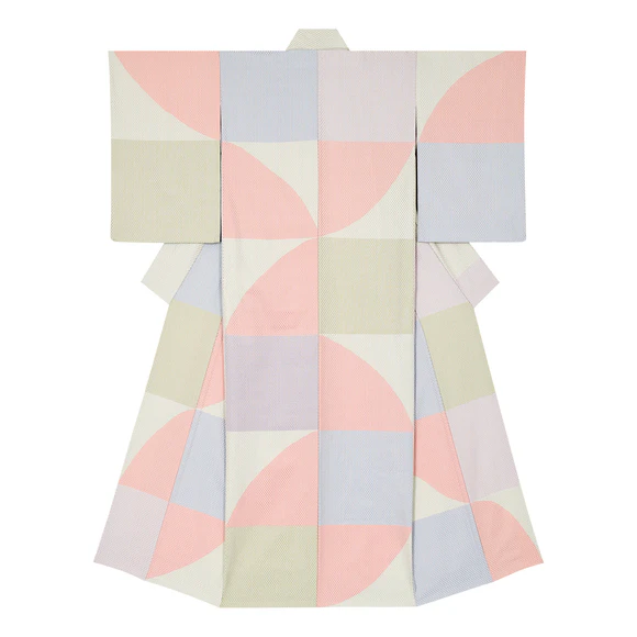 Woven Kimono "Flower Waltz"
