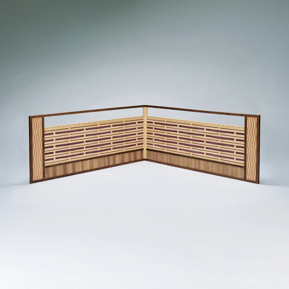 Screen for Tea Ceremony Brazier with Mosaic Decoration