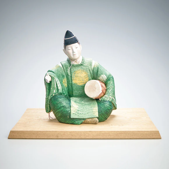 木芯桐塑布和紙貼「春日の響き」
