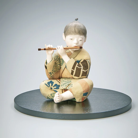 木芯桐塑木目込「童」