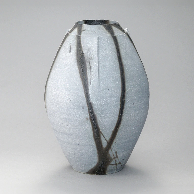 photo 青備前花器