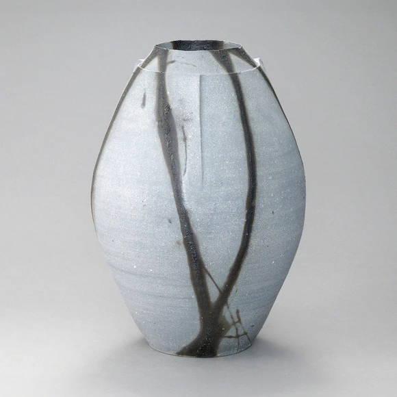 青備前茶盌(鈴木 黄弌)｜ギャラリージャパン