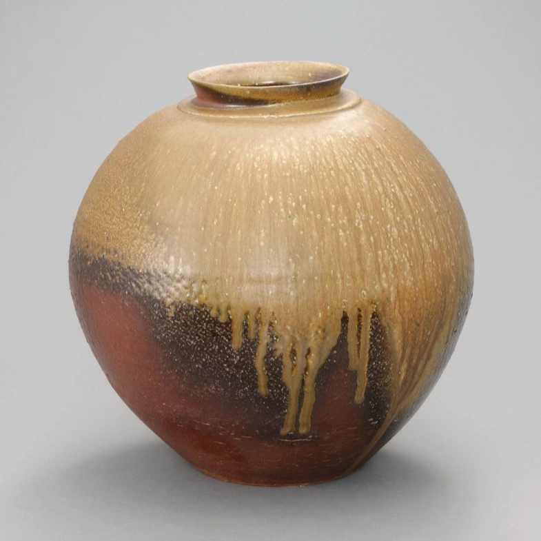 備前胡麻焼壷(松井 與之)|ギャラリージャパン 備前胡麻焼壷(松井 與之)|ギャラリージャパン