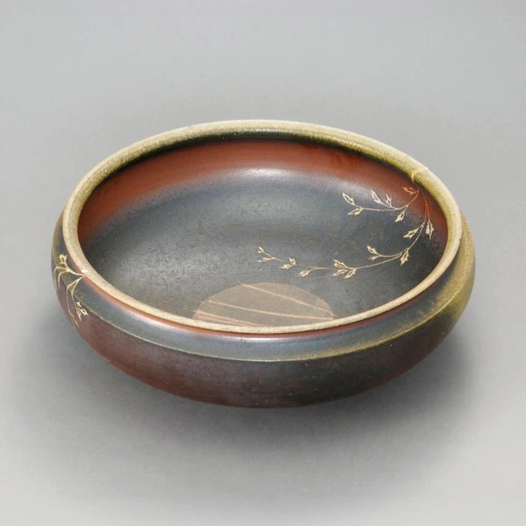 Bizen Bowl with Inlay